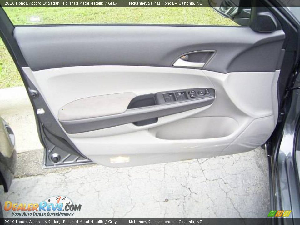 2010 Honda Accord LX Sedan Polished Metal Metallic / Gray Photo #7