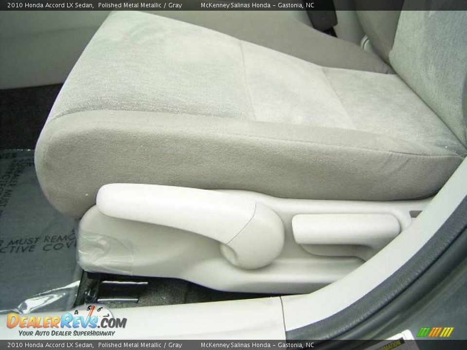 2010 Honda Accord LX Sedan Polished Metal Metallic / Gray Photo #9