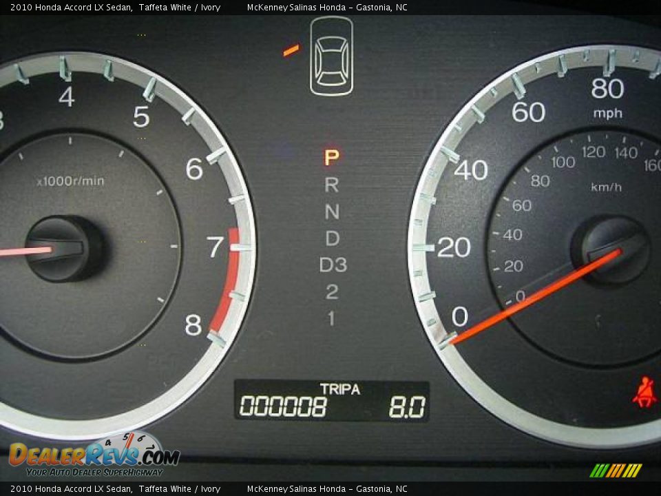 2010 Honda Accord LX Sedan Taffeta White / Ivory Photo #27