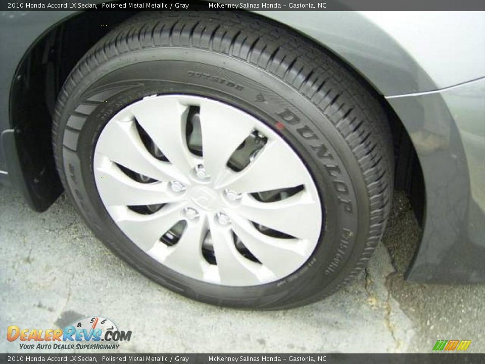 2010 Honda Accord LX Sedan Polished Metal Metallic / Gray Photo #18
