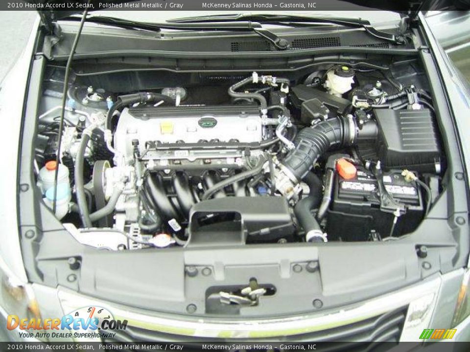 2010 Honda Accord LX Sedan Polished Metal Metallic / Gray Photo #20