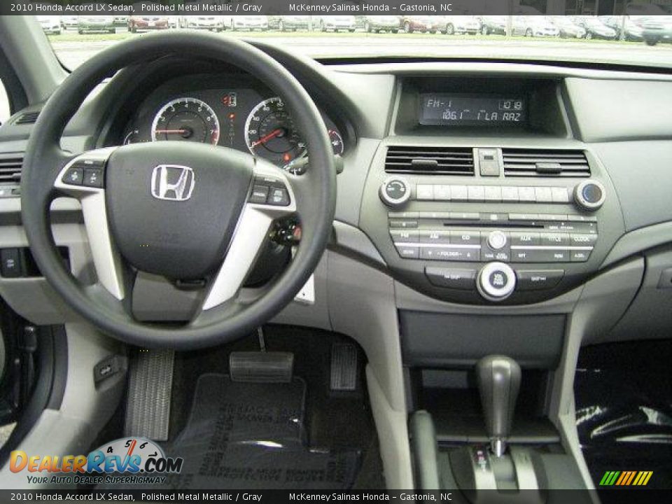 2010 Honda Accord LX Sedan Polished Metal Metallic / Gray Photo #22