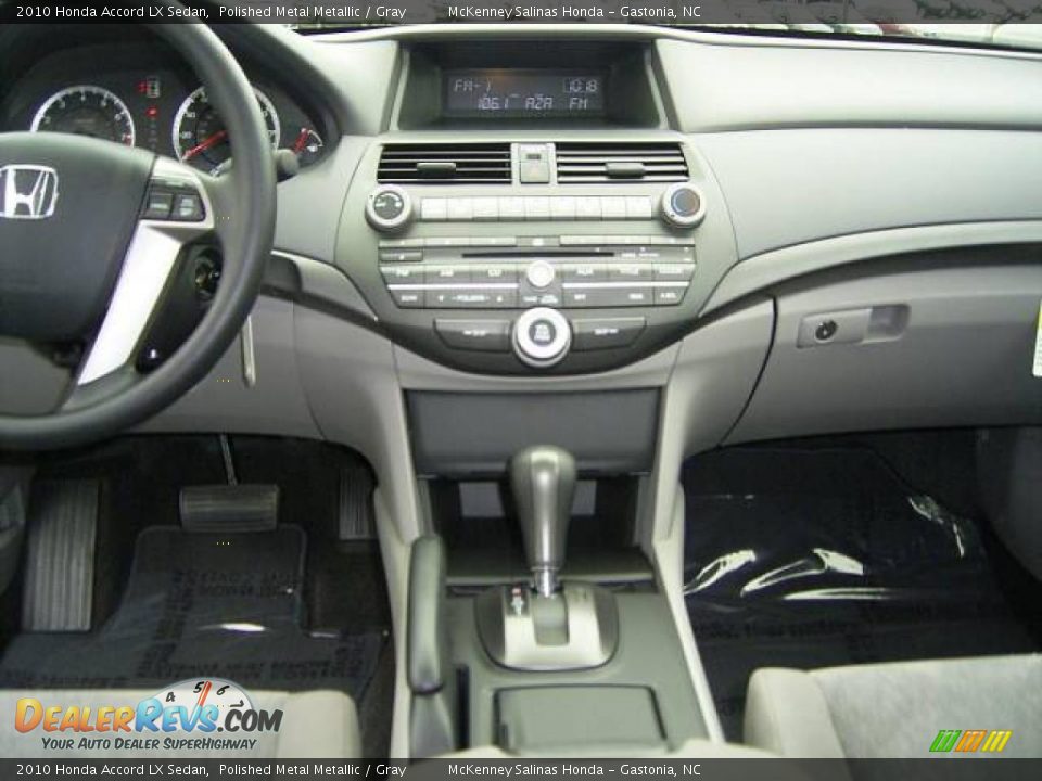 2010 Honda Accord LX Sedan Polished Metal Metallic / Gray Photo #23