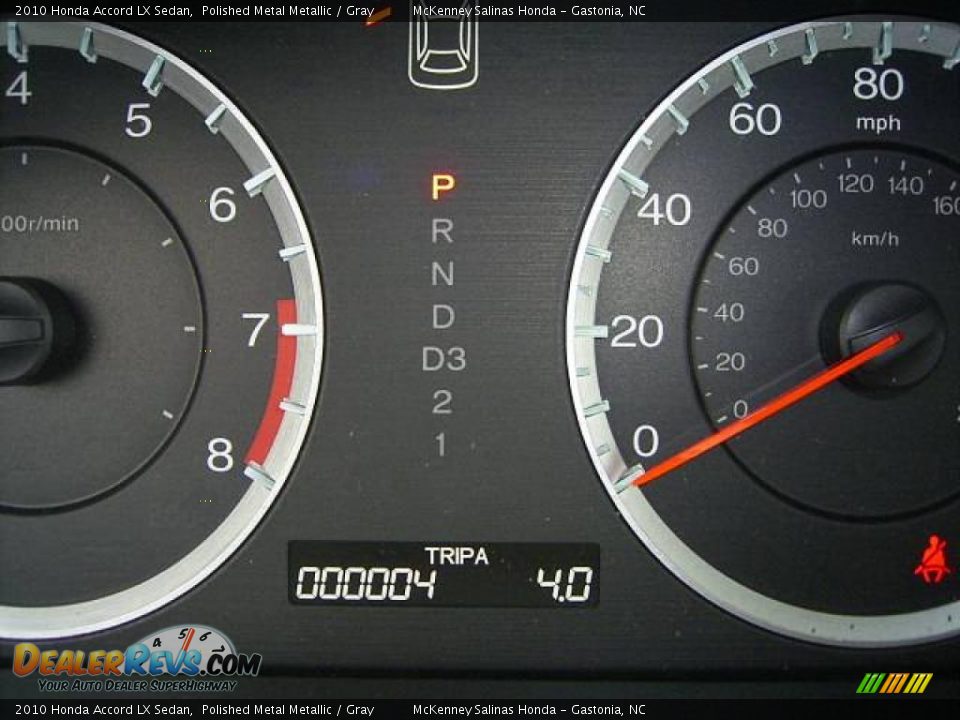 2010 Honda Accord LX Sedan Polished Metal Metallic / Gray Photo #27