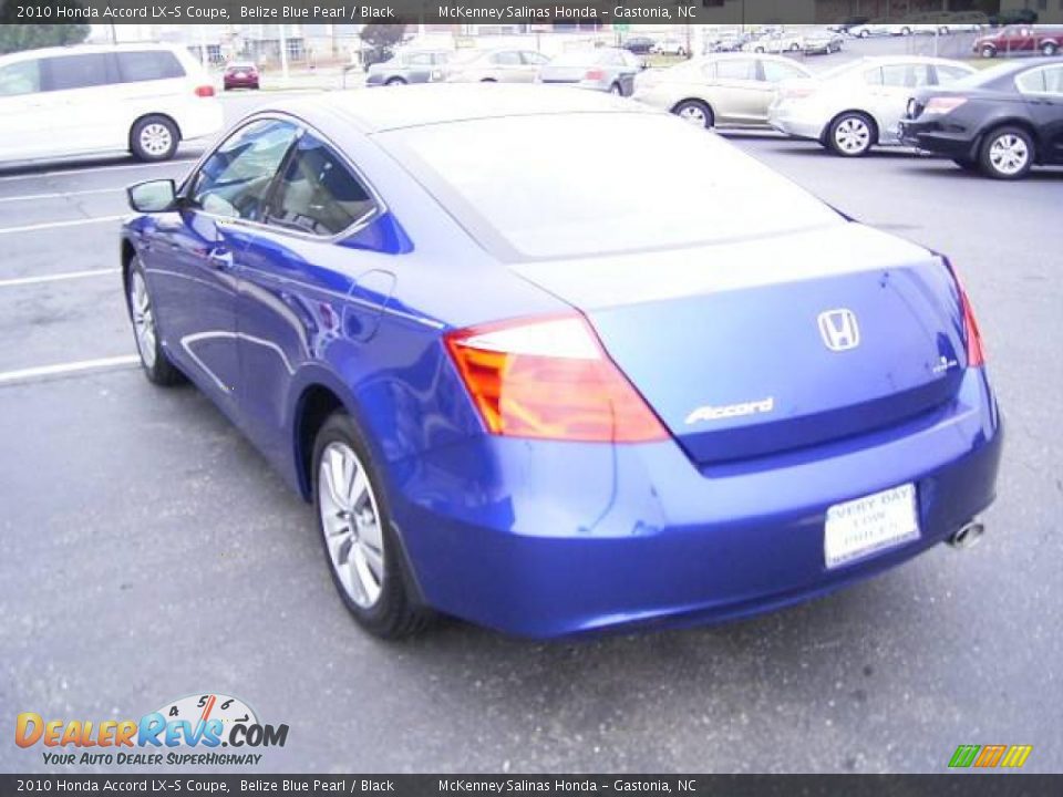 2010 Honda Accord LX-S Coupe Belize Blue Pearl / Black Photo #2