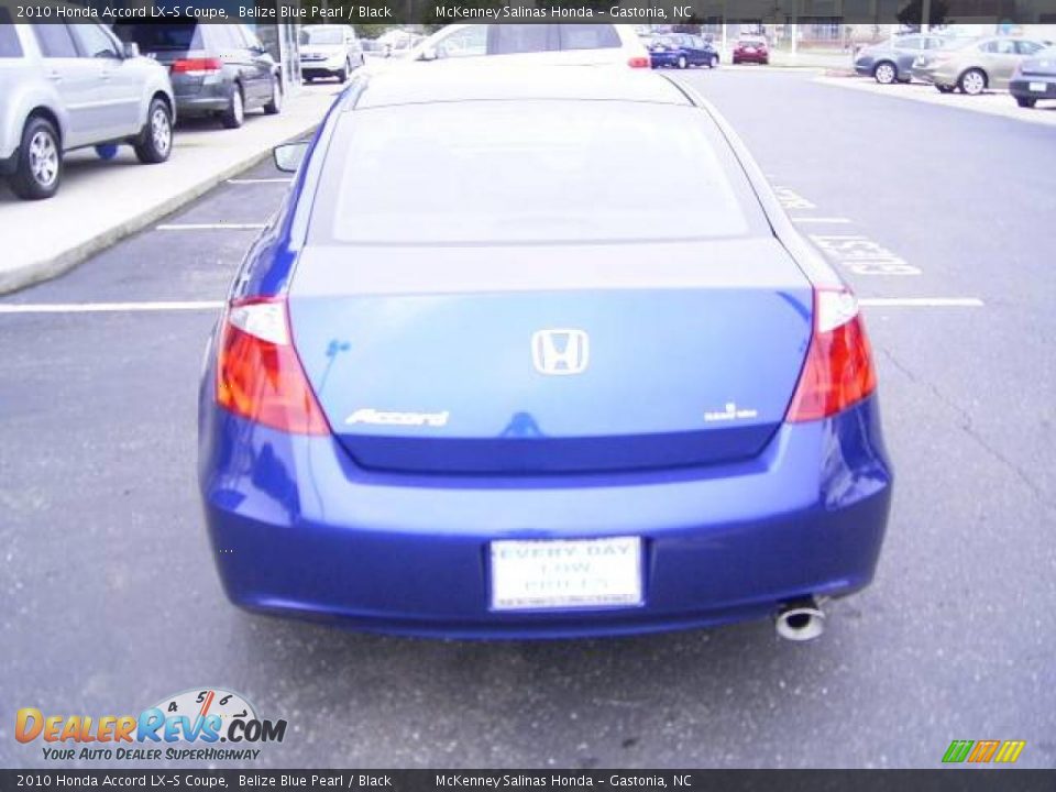 2010 Honda Accord LX-S Coupe Belize Blue Pearl / Black Photo #3