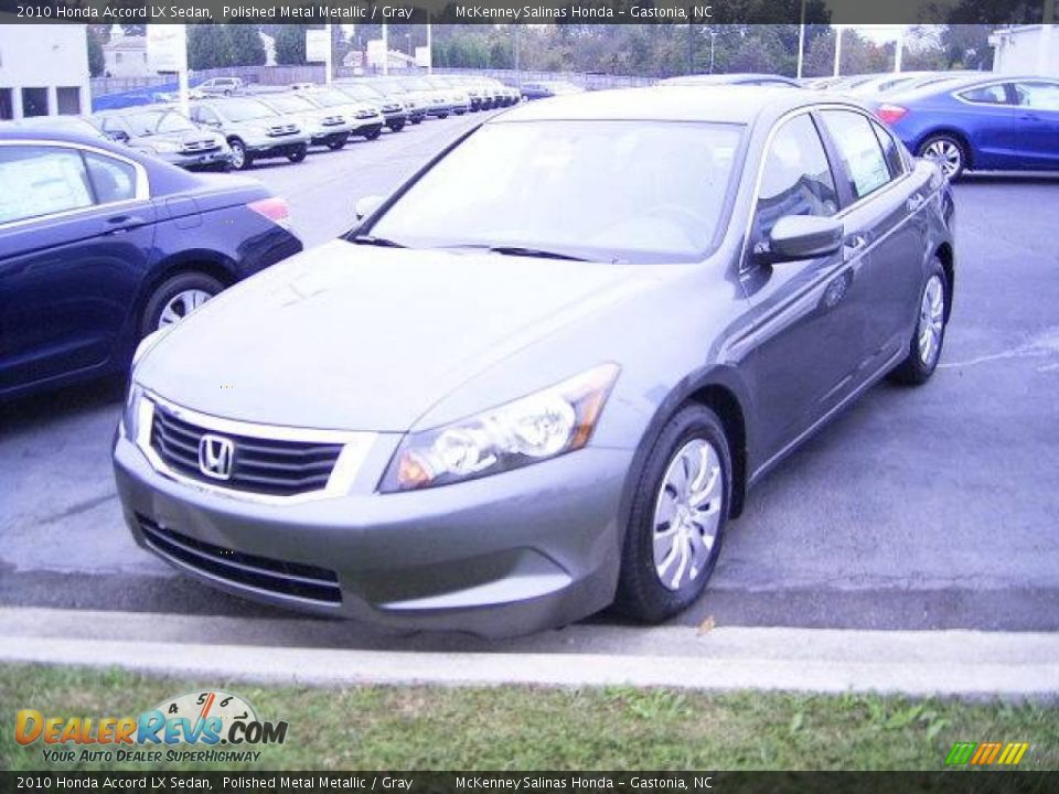 2010 Honda Accord LX Sedan Polished Metal Metallic / Gray Photo #1