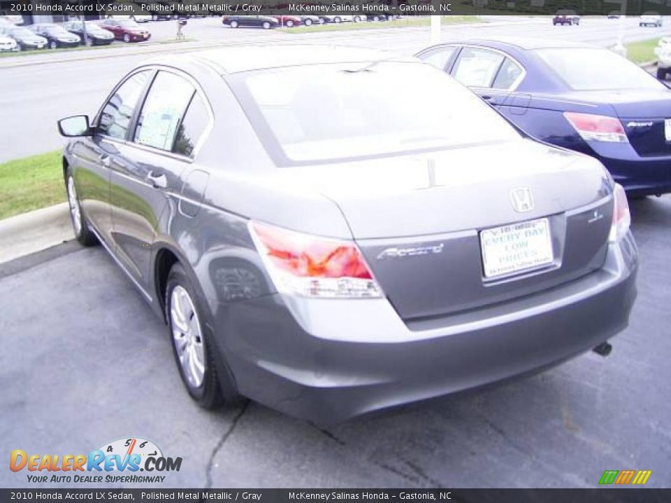2010 Honda Accord LX Sedan Polished Metal Metallic / Gray Photo #2