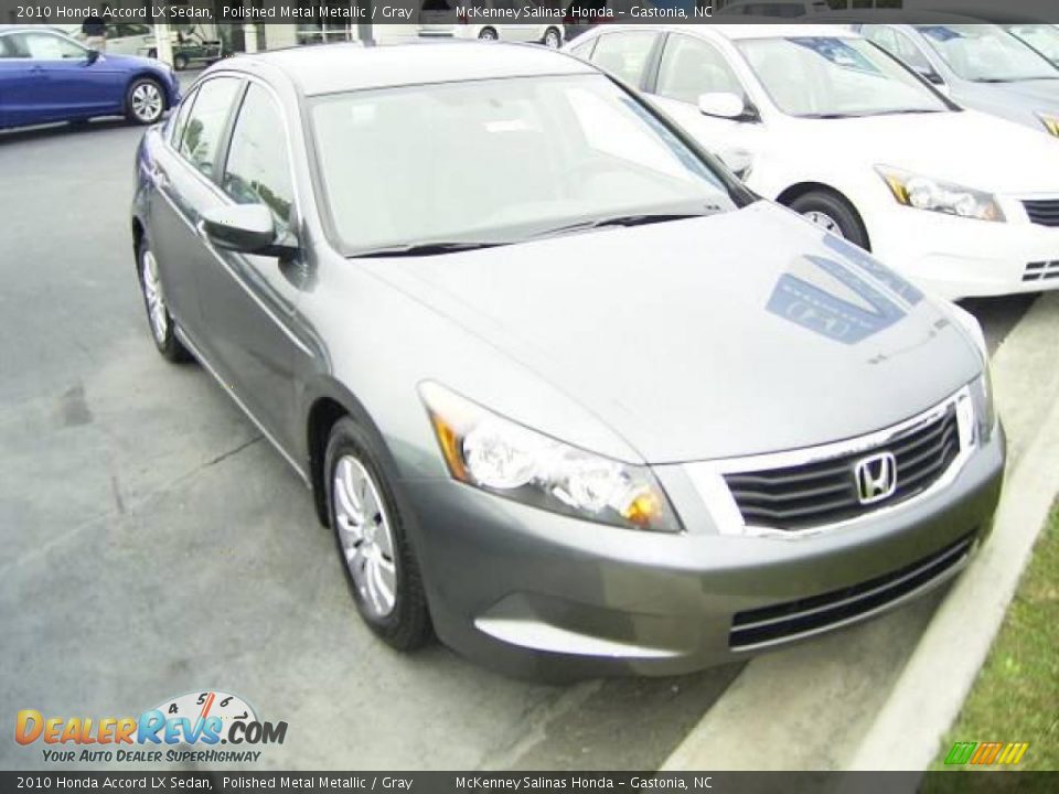2010 Honda Accord LX Sedan Polished Metal Metallic / Gray Photo #5