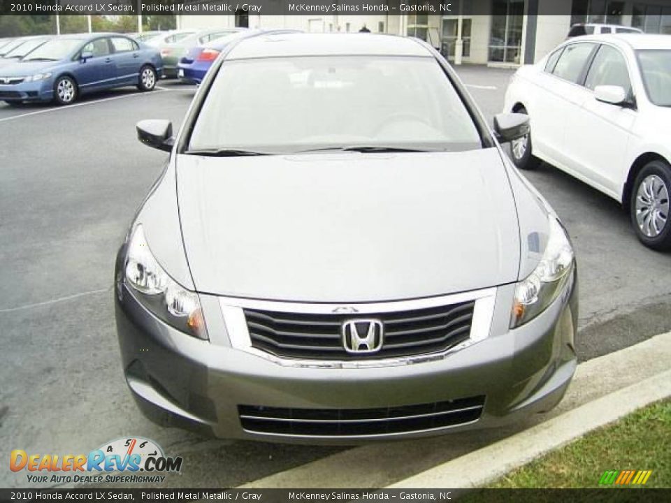2010 Honda Accord LX Sedan Polished Metal Metallic / Gray Photo #6