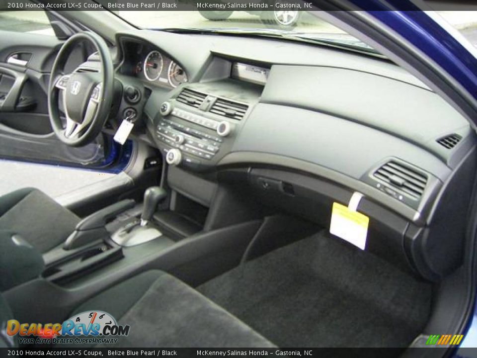 2010 Honda Accord LX-S Coupe Belize Blue Pearl / Black Photo #15