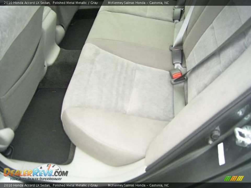 2010 Honda Accord LX Sedan Polished Metal Metallic / Gray Photo #10