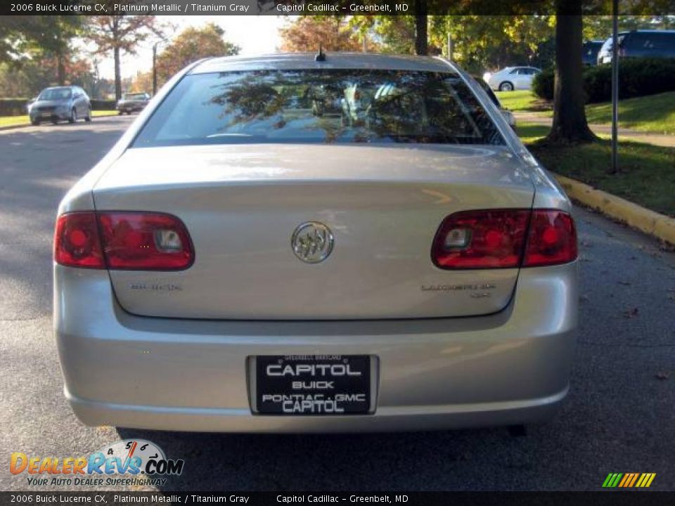 2006 Buick Lucerne CX Platinum Metallic / Titanium Gray Photo #3