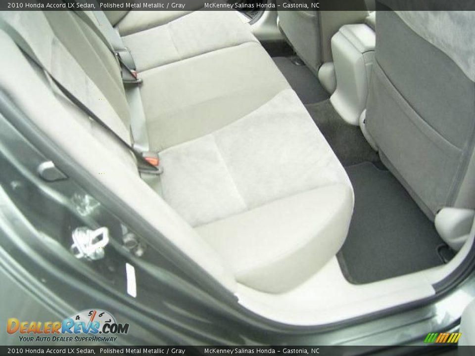 2010 Honda Accord LX Sedan Polished Metal Metallic / Gray Photo #12