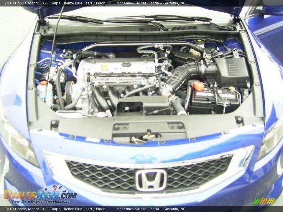 2010 Honda Accord LX-S Coupe Belize Blue Pearl / Black Photo #20