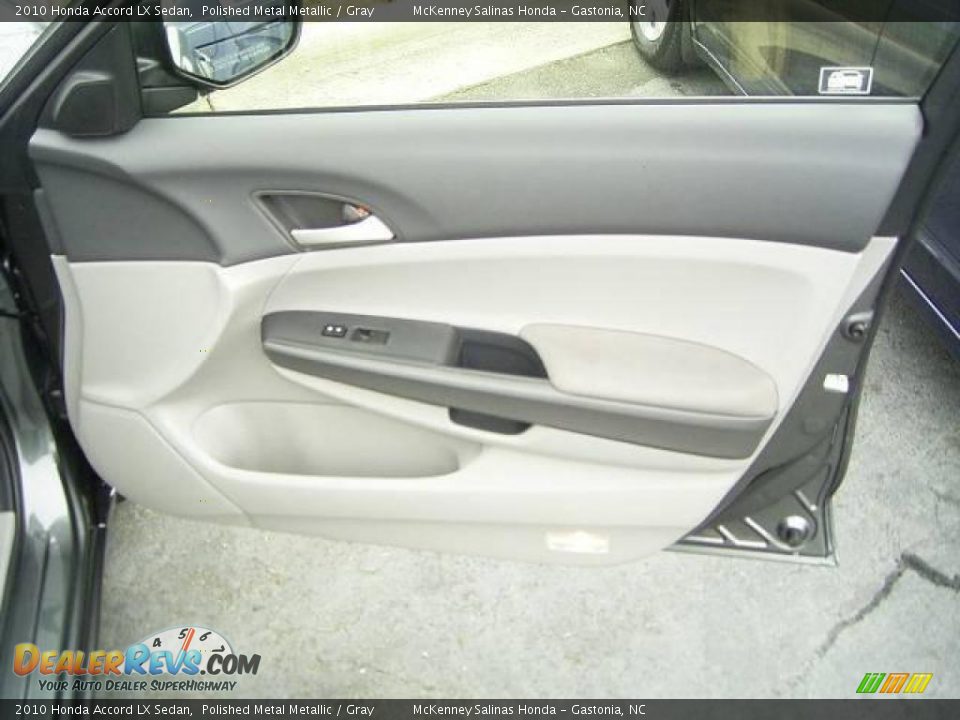 2010 Honda Accord LX Sedan Polished Metal Metallic / Gray Photo #15