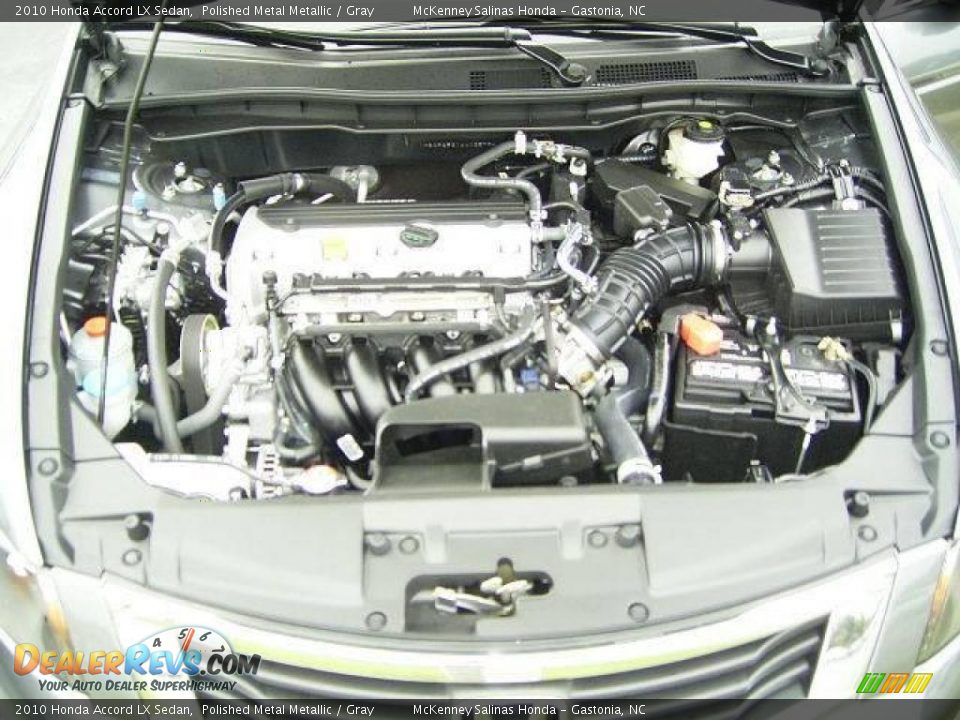 2010 Honda Accord LX Sedan Polished Metal Metallic / Gray Photo #18