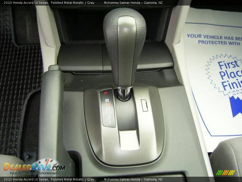 2010 Honda Accord LX Sedan Polished Metal Metallic / Gray Photo #22