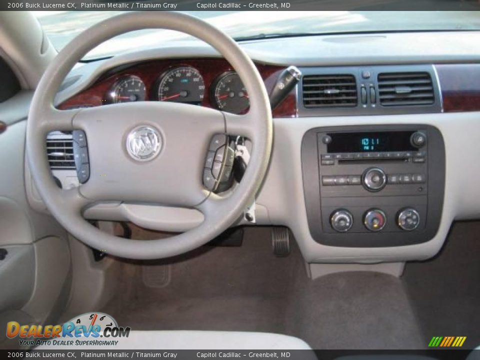 2006 Buick Lucerne CX Platinum Metallic / Titanium Gray Photo #14