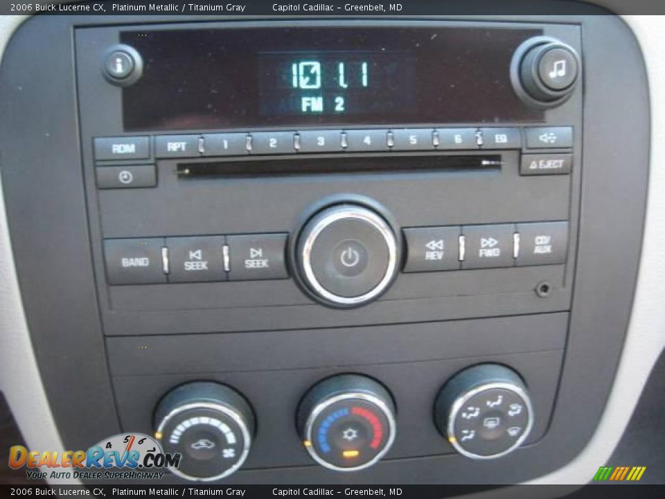 2006 Buick Lucerne CX Platinum Metallic / Titanium Gray Photo #15