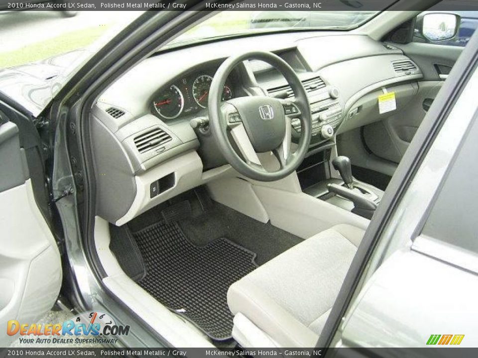 2010 Honda Accord LX Sedan Polished Metal Metallic / Gray Photo #27