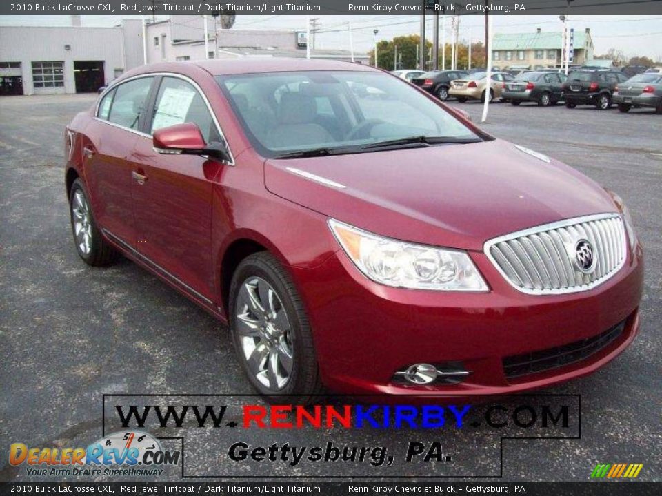 2010 Buick LaCrosse CXL Red Jewel Tintcoat / Dark Titanium/Light Titanium Photo #1
