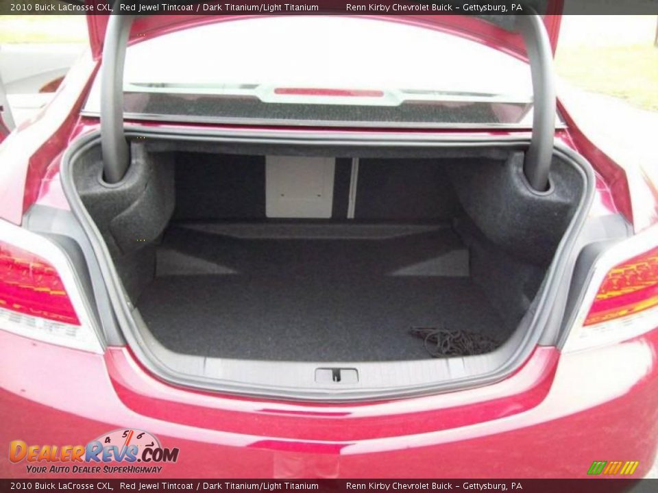 2010 Buick LaCrosse CXL Red Jewel Tintcoat / Dark Titanium/Light Titanium Photo #8