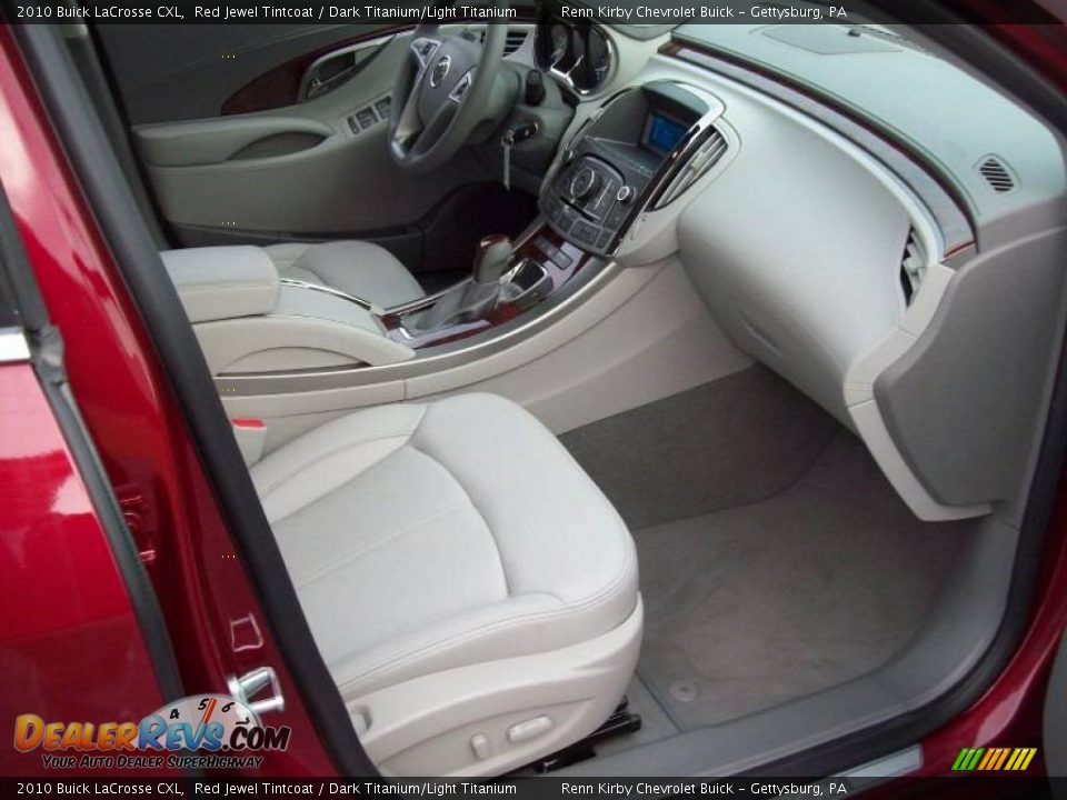 2010 Buick LaCrosse CXL Red Jewel Tintcoat / Dark Titanium/Light Titanium Photo #13