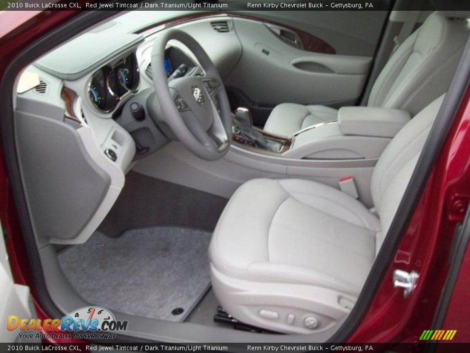 2010 Buick LaCrosse CXL Red Jewel Tintcoat / Dark Titanium/Light Titanium Photo #14