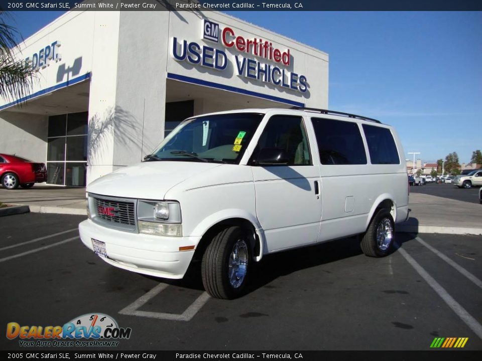 2005 GMC Safari SLE Summit White / Pewter Gray Photo #1