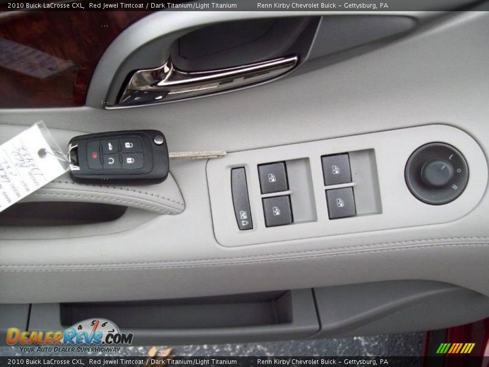 2010 Buick LaCrosse CXL Red Jewel Tintcoat / Dark Titanium/Light Titanium Photo #16