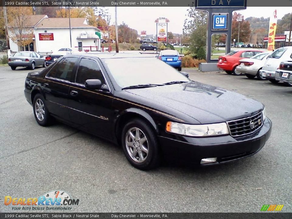 1999 Cadillac Seville STS Sable Black / Neutral Shale Photo #1