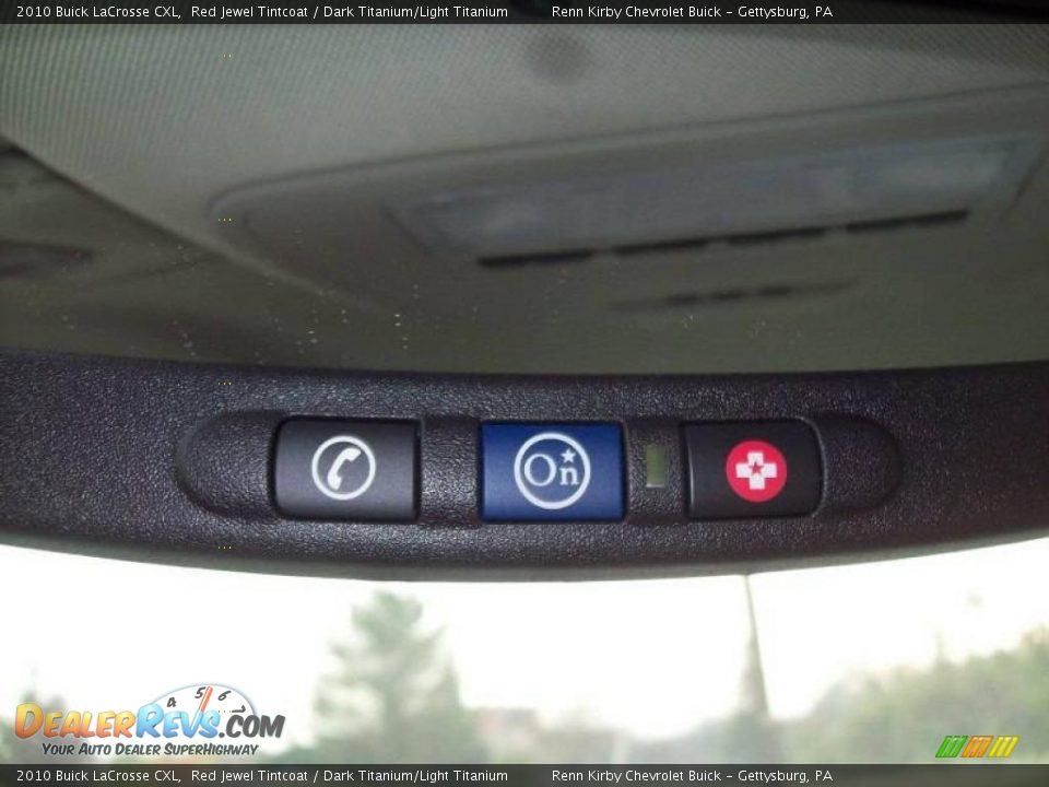 2010 Buick LaCrosse CXL Red Jewel Tintcoat / Dark Titanium/Light Titanium Photo #20