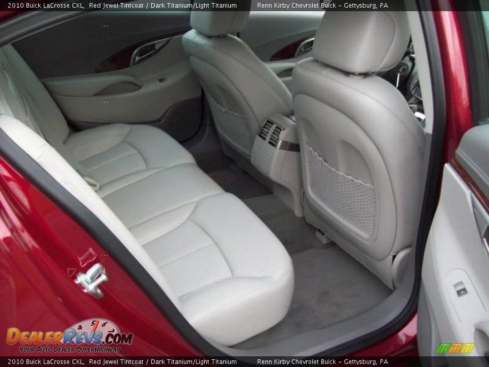 2010 Buick LaCrosse CXL Red Jewel Tintcoat / Dark Titanium/Light Titanium Photo #23