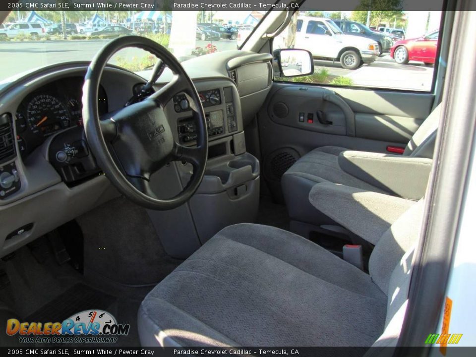 2005 GMC Safari SLE Summit White / Pewter Gray Photo #9