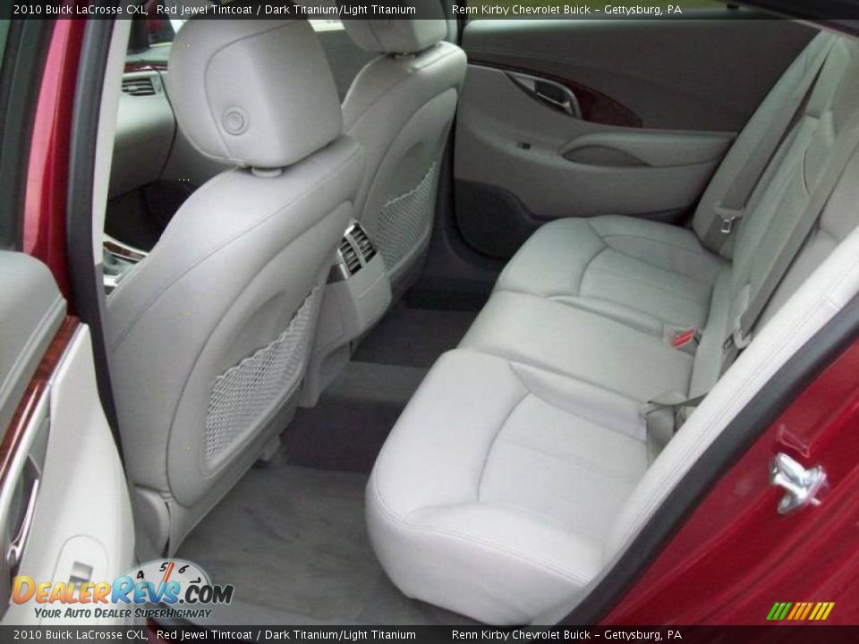 2010 Buick LaCrosse CXL Red Jewel Tintcoat / Dark Titanium/Light Titanium Photo #24