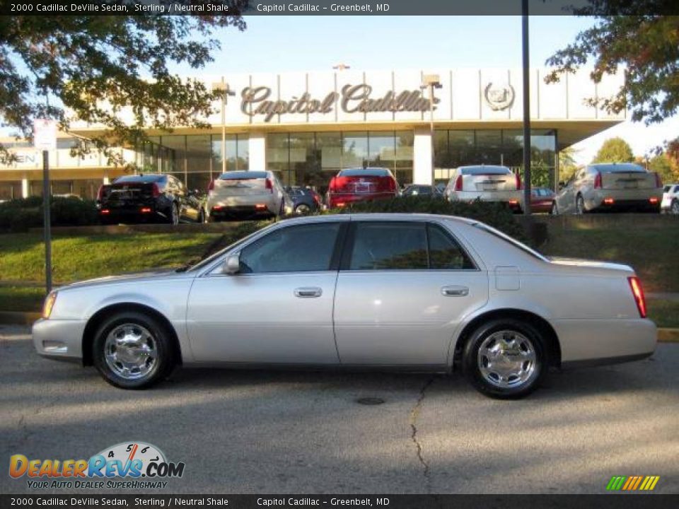 2000 Cadillac DeVille Sedan Sterling / Neutral Shale Photo #1