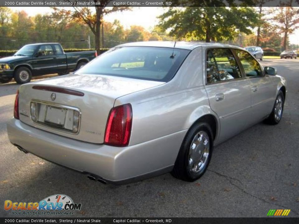 2000 Cadillac DeVille Sedan Sterling / Neutral Shale Photo #4