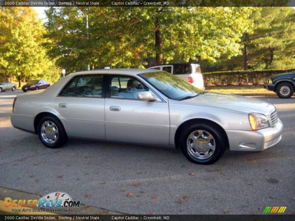 2000 Cadillac DeVille Sedan Sterling / Neutral Shale Photo #5