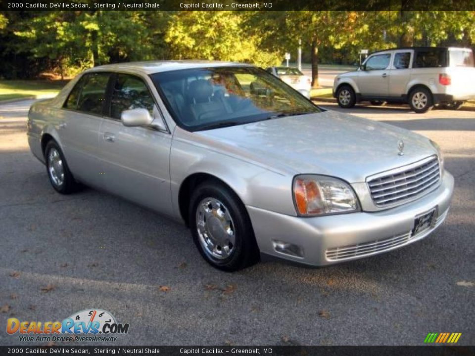 2000 Cadillac DeVille Sedan Sterling / Neutral Shale Photo #6