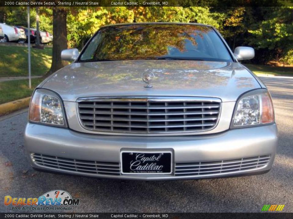 2000 Cadillac DeVille Sedan Sterling / Neutral Shale Photo #7