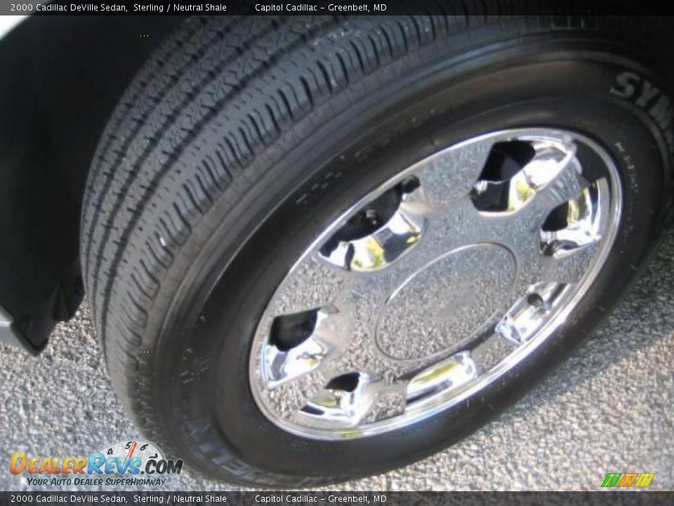 2000 Cadillac DeVille Sedan Sterling / Neutral Shale Photo #9