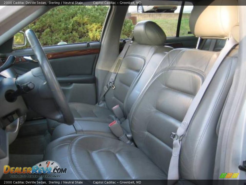 2000 Cadillac DeVille Sedan Sterling / Neutral Shale Photo #11