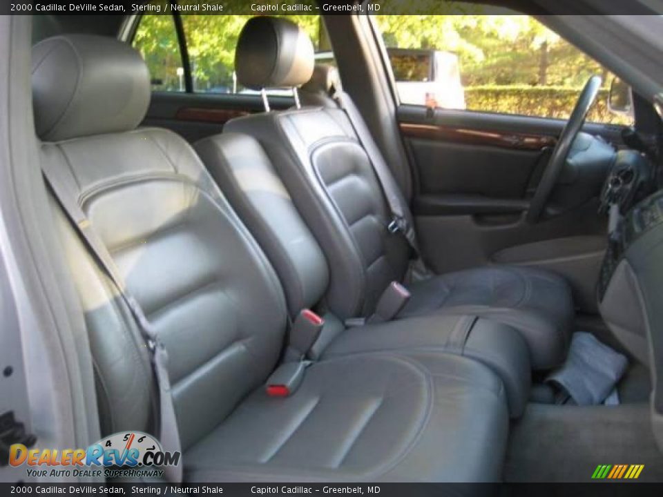 2000 Cadillac DeVille Sedan Sterling / Neutral Shale Photo #12