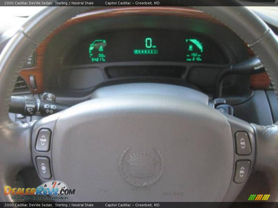 2000 Cadillac DeVille Sedan Sterling / Neutral Shale Photo #19