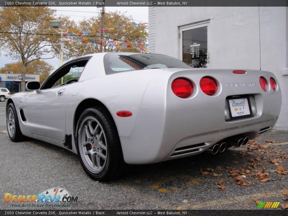 2003 Chevrolet Corvette Z06 Quicksilver Metallic / Black Photo #4