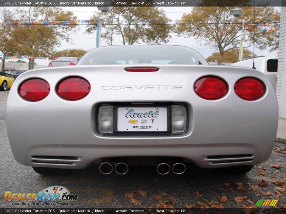 2003 Chevrolet Corvette Z06 Quicksilver Metallic / Black Photo #5