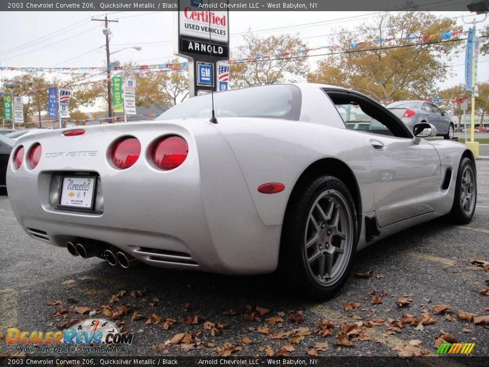 2003 Chevrolet Corvette Z06 Quicksilver Metallic / Black Photo #6