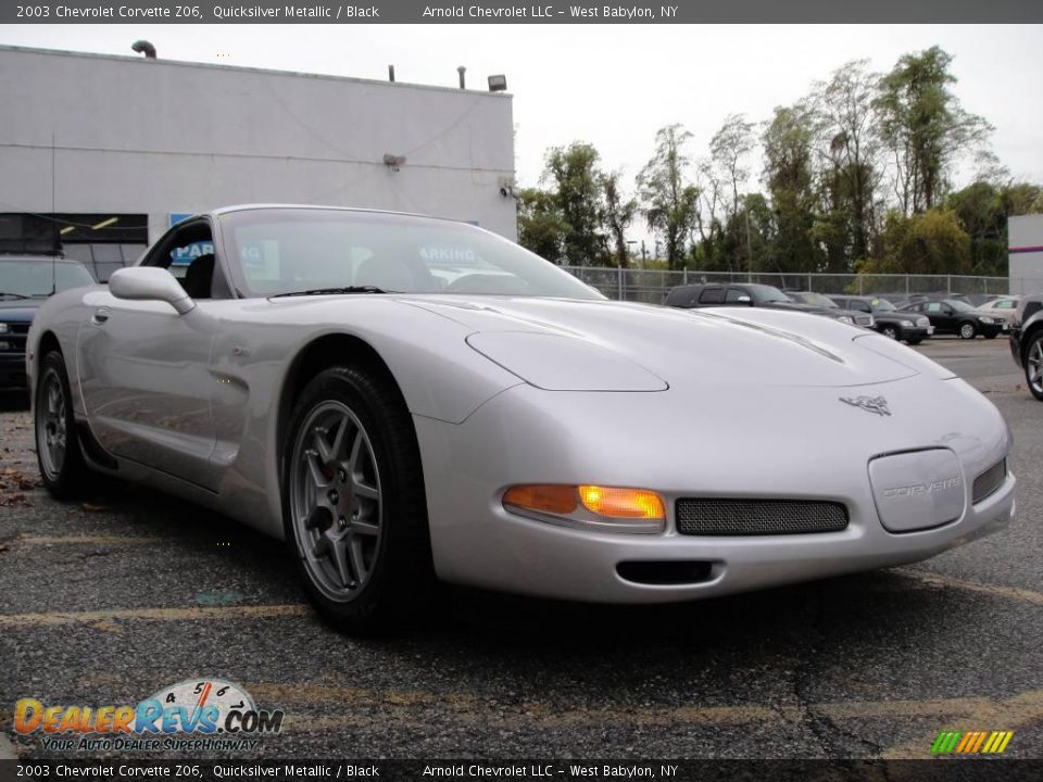 2003 Chevrolet Corvette Z06 Quicksilver Metallic / Black Photo #7