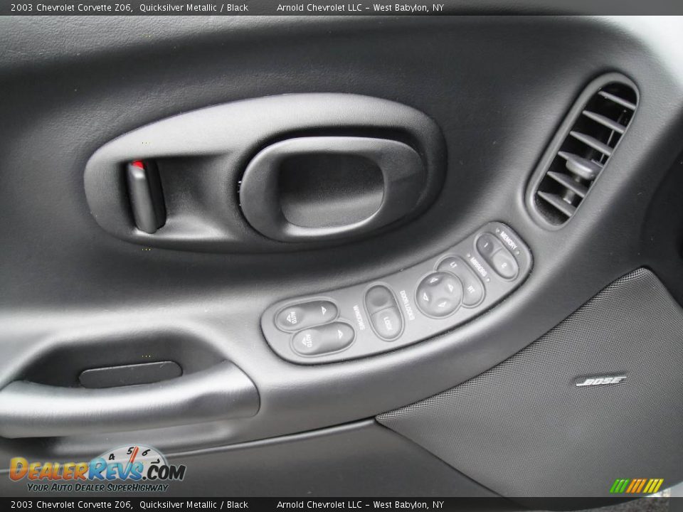 2003 Chevrolet Corvette Z06 Quicksilver Metallic / Black Photo #10